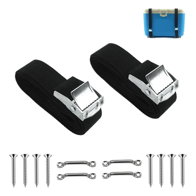 M11K-Battery Retaining Straps Battery Retaining Straps Kit Straps With Stainless Steel Cam Buckle Straps Battery Box Straps