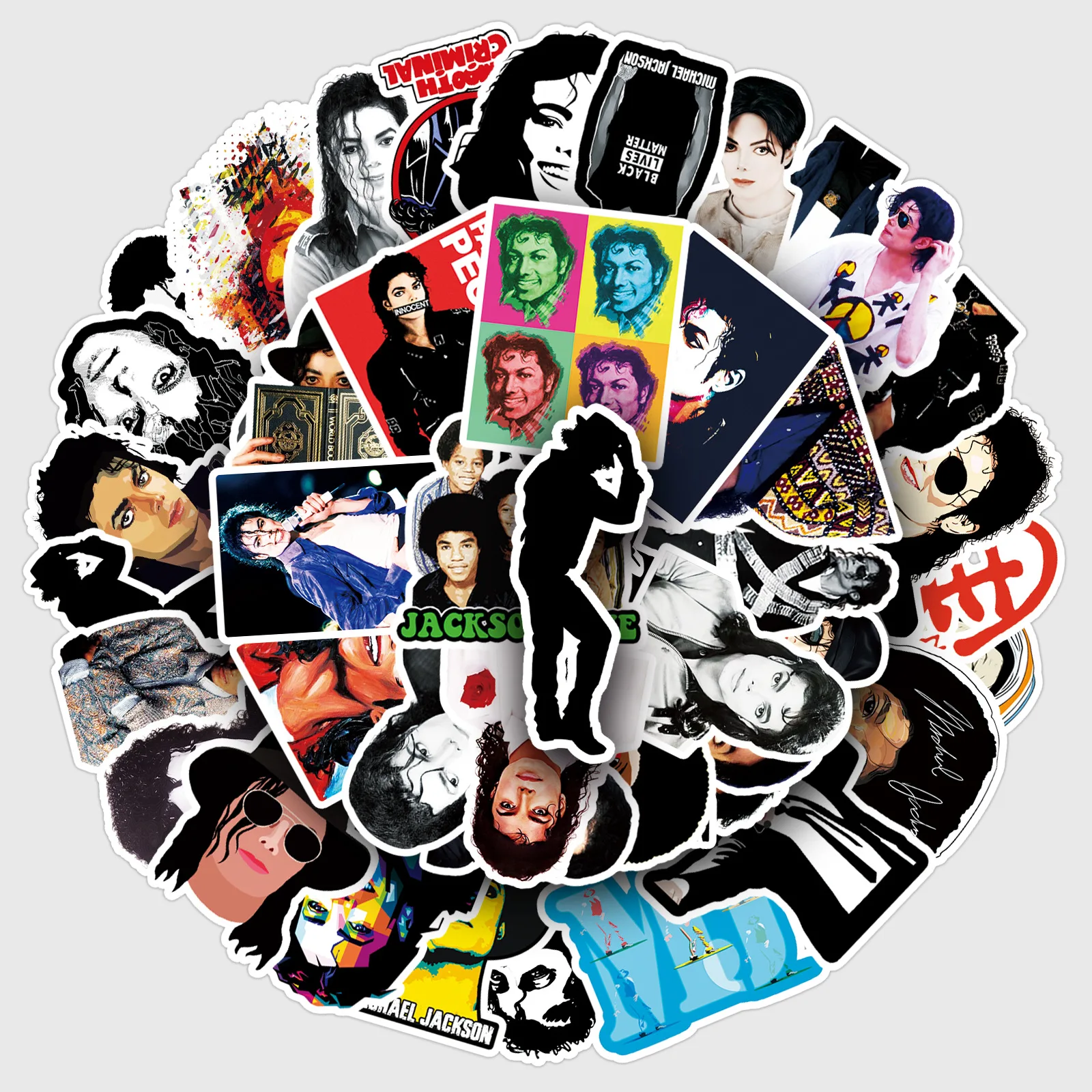 Memo Pad Sticky - 50 Adesivi di Michael Jackson, Sticker