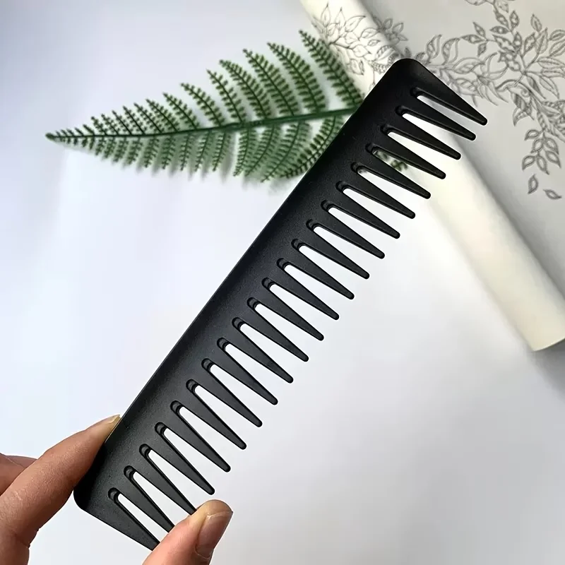 4-teiliges Styling-Kamm-Set für Männer, Antistatische Breitzahn-Volumen-Kämme für Pompadour und Slick Back, für Friseur und Heimgebrauch – Detail 3