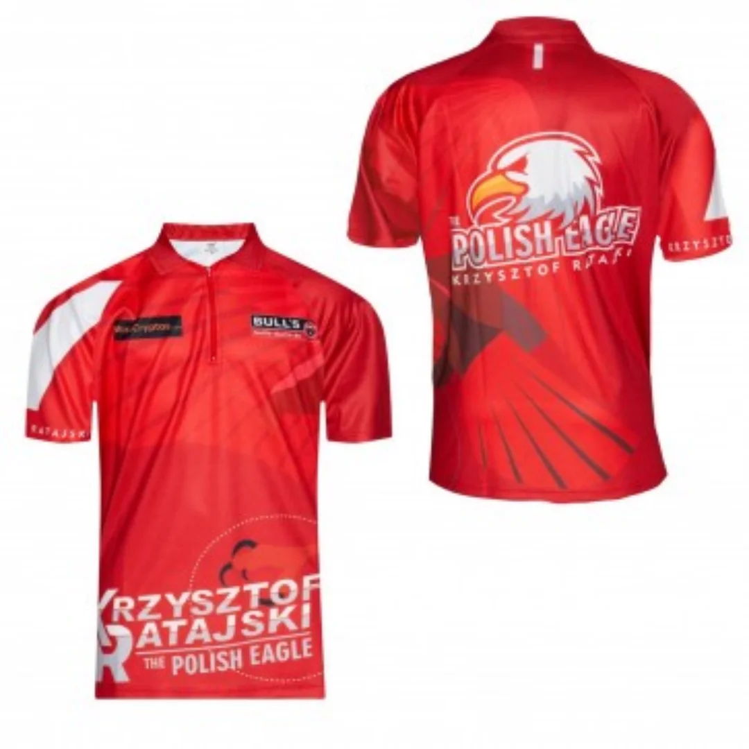 

Футболка Bull`s Dart-Shirt Krzysztof Ratajski 2020 Edition Darts Polo, весенняя спортивная мужская футболка, детская одежда, футболка Y2k для женщин