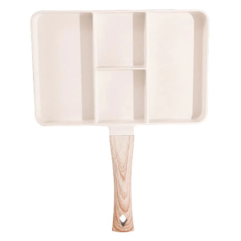 

ABCA-Non-Stick 4-Hole Frying Pan For Steak, Eggs,Suitable For Gas And Induction Cookers, Ideal For Breakfast And Meats