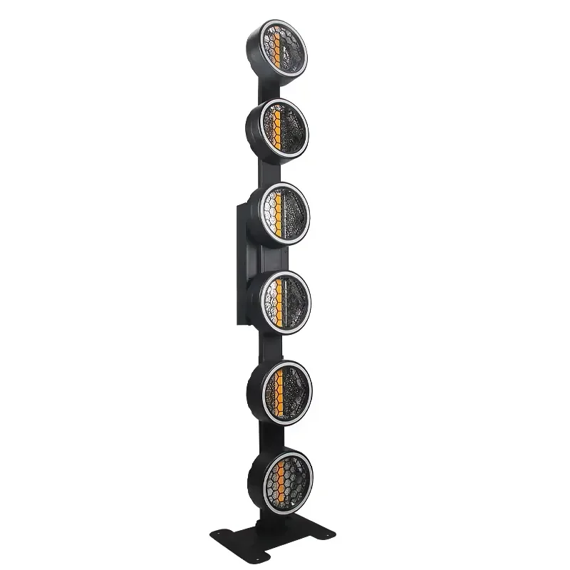 6 LED RGBW Pixel Retro Stage Light DMX512 Control Flash Background Lamp for Concert Party Club DJ Disco Show Lighting