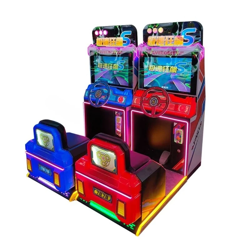 

Car Games Racing Happy Racing Arcade Video Coin Operation Driving emulator Kids Racing Console