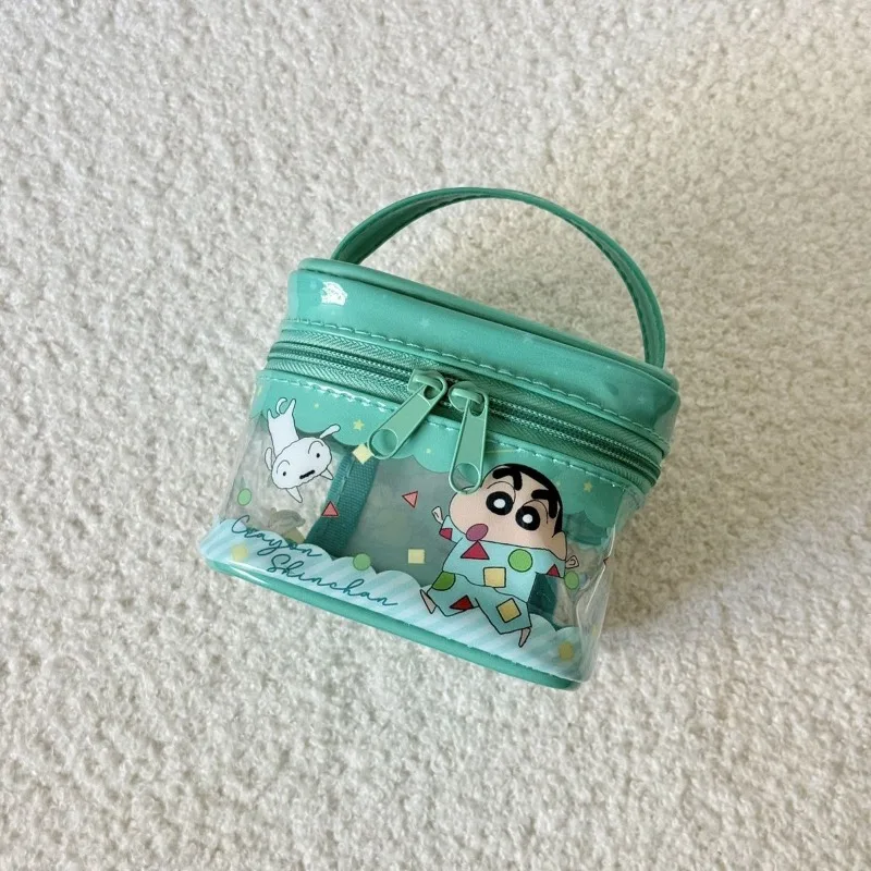 

Косметичка-ведро Crayon Shin-chan: милая, водонепроницаемая, портативная, с высоким уровнем эстетики, в стиле знаменитостей, органайзер для косметики