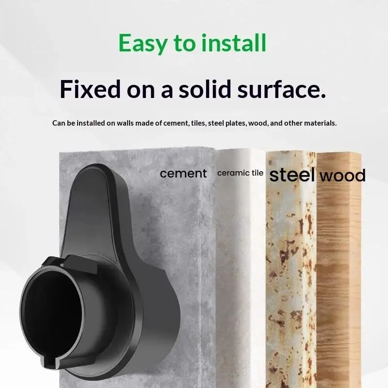 Functional Car Charger Holder Wall Mount Optimizes Electric Plug Accessibility in Garages
