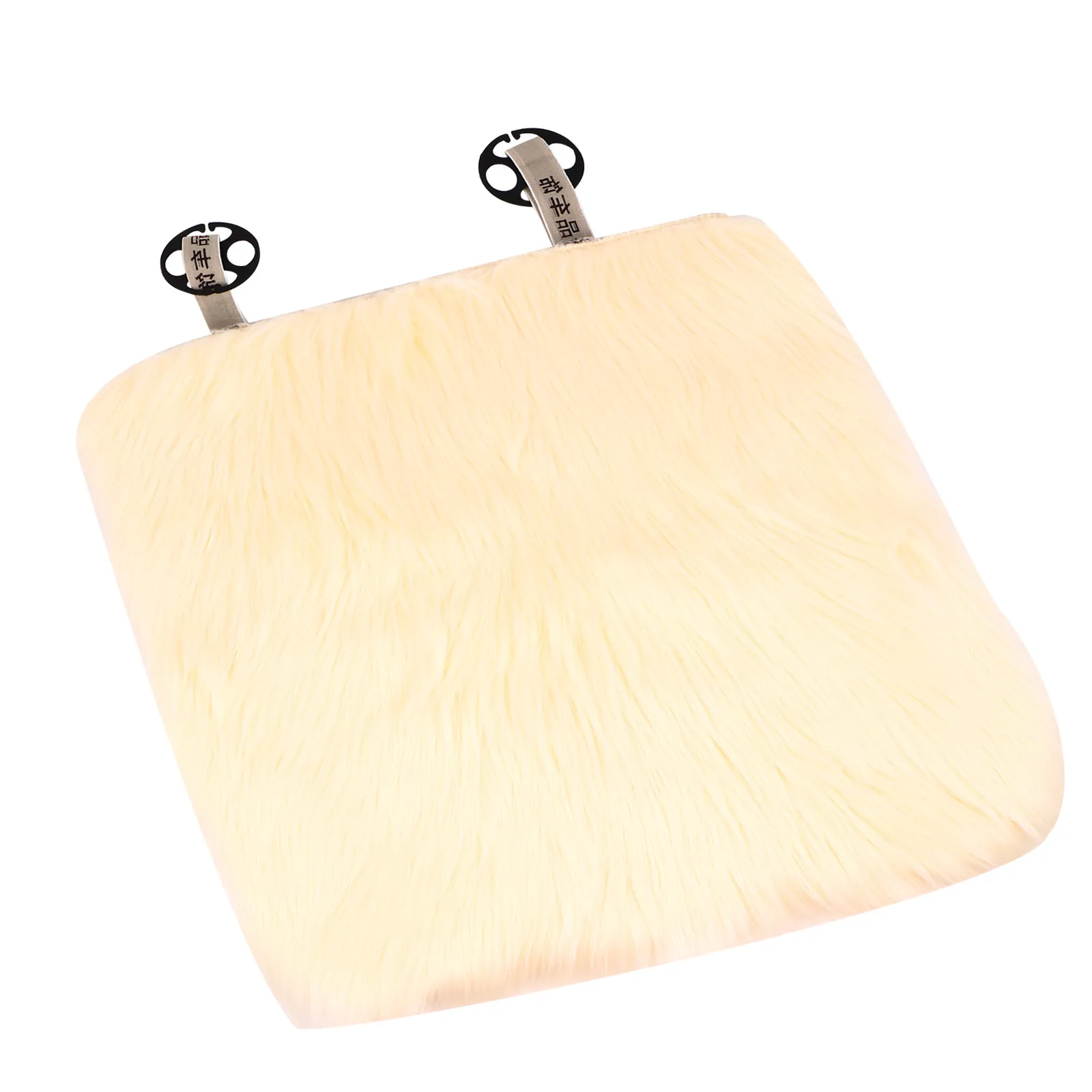 

Car Seat Cushion Square Imitation Wool Warm Pad Non-Skid for Daily Indoor Use Child Room Furniture Decor Winter Seat Warmth