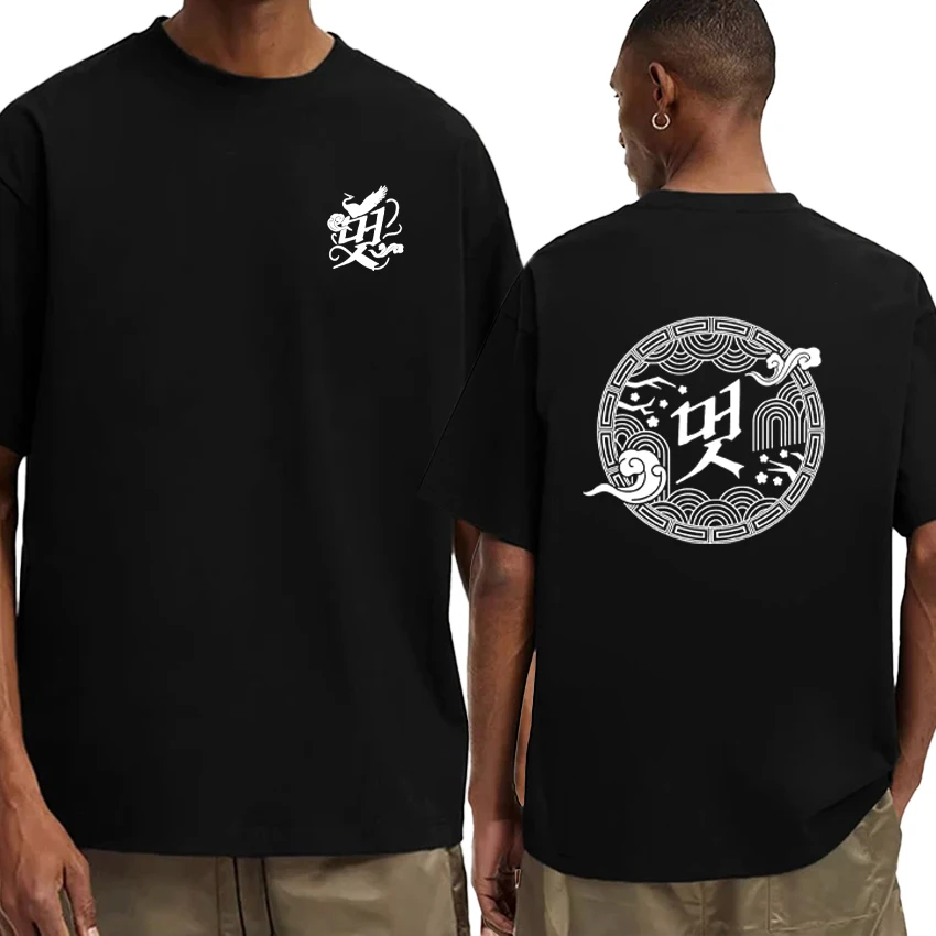 

Ateez 2025 World The Real Traditional Graphic Print Summer Oversized t-shirt 100% Cotton Men Women short sleeve Tee shirt Unisex