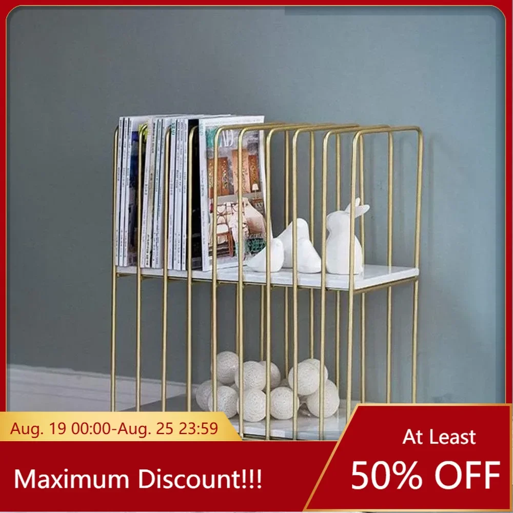 

Floor Magazine Rack Floor Magazine Storage Rack Metal Newspaper Bedroom Creative Art Magazine Fixed Rack