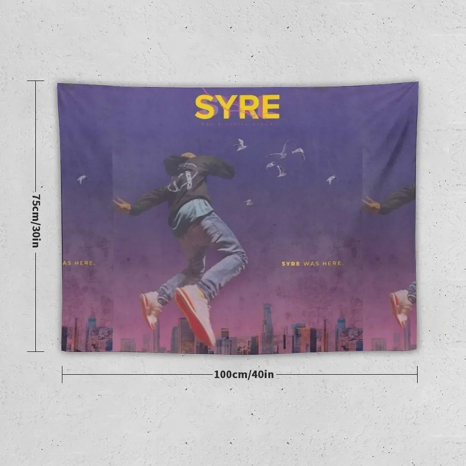 Jaden Smith - SYRE Tapestry Decoration Room Wall Tapestries Aesthetic Room Decorations Tapestry