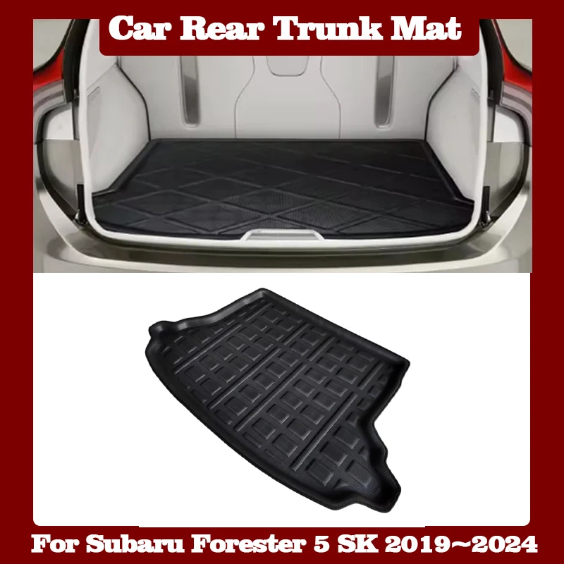 

Car Rear Trunk Mat for Subaru Forester 5 SK 2019~2024 Luggage Liner Tray Waterproof Anti-Fouling Floor Pad Auto Accessories Tool