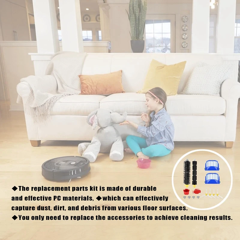 อุปกรณ์เสริมสำหรับ iRobot Roomba 600ชุด-อุปกรณ์เสริมที่เข้ากันได้สำหรับ595 610 614 620 630 650 660 665เครื่องกวาด