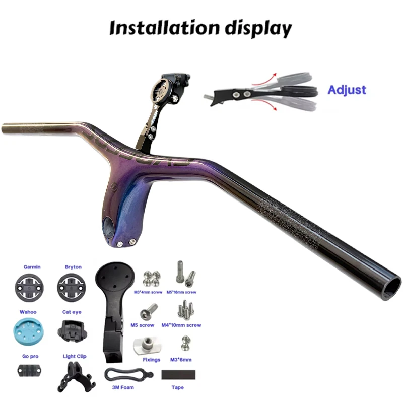 Syncros Carbon Fiber Chameleon MTB Integrierter Lenker mit -17° ° Steuerschaft-Mountainbike-Teile in verschiedenen Größen für verbesserte Kontrolle – Detail 7