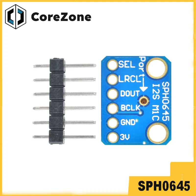 SPH0645 I2S MEMS Microphone Breakout Sensor Board Module SPH0645LM4H Microphone Module 1.6-3.6V