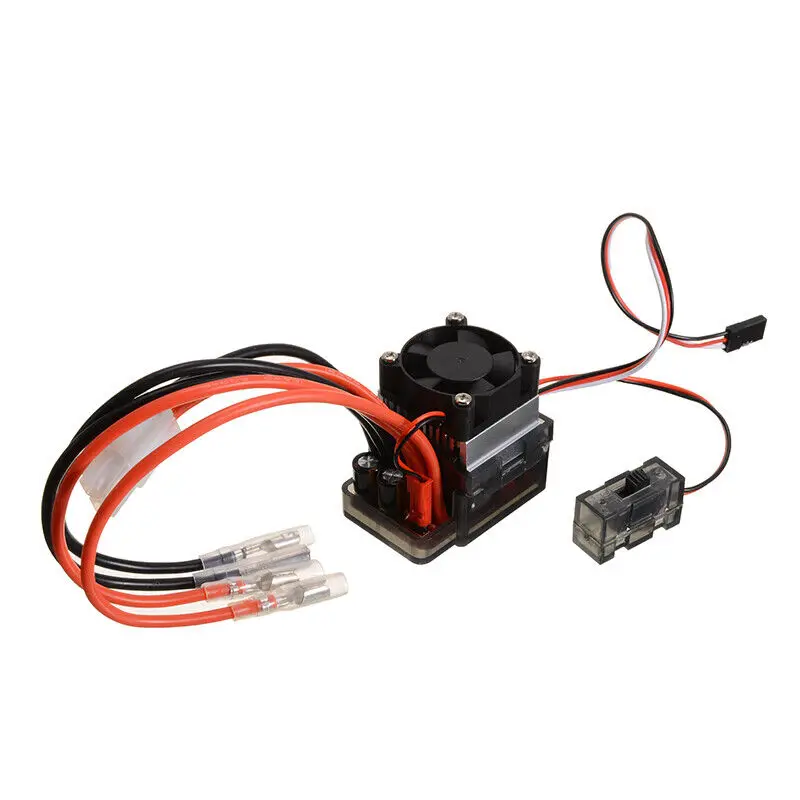 Double Way 320A ESC Brush Motor Speed Controller And Fan For RC Car Boat Model