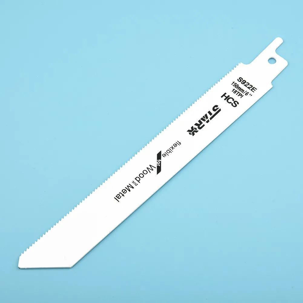 5pcs 150mm S922EF Reciprocating Saw Blades Cutter Tool  Carbon Steel Jig Saw Saber For PVC Pipe Metal Profile Cutting Renovator