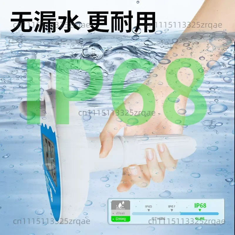 New Wireless Floating Pool Thermometer - Digital Display for Home Bathtub, High-Precision Water Temp & Humidity Meter