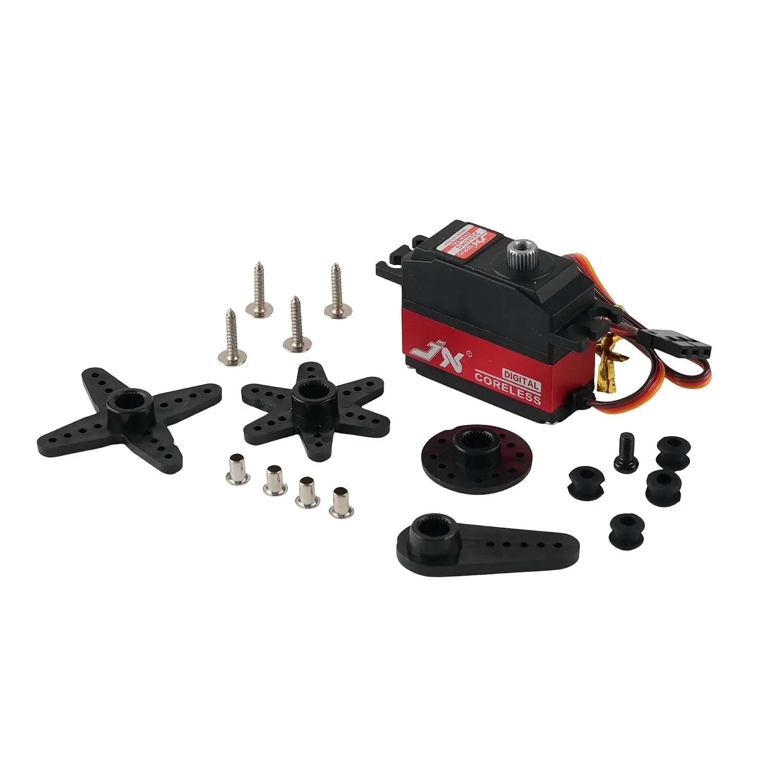 

JX RC Servo PDI-2506MG 6.6KG Metal Gear Digital Coreless Motor Servos for RC Car 450 500 Helicopter Fixed Wing Airplane RC Parts