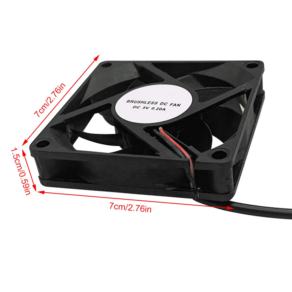 NEW 4cm 8cm 14cm USB Speed Control Fan DC 5V Portable Cooling Fan for Flat-Screen TV Receiver Router DVR Computer Cabinet Cooler