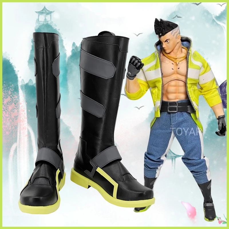 Edgerunners-Bottes de cosplay pour hommes adultes, FC Martinez, chaussures, accessoires pour olympiques d'Halloween