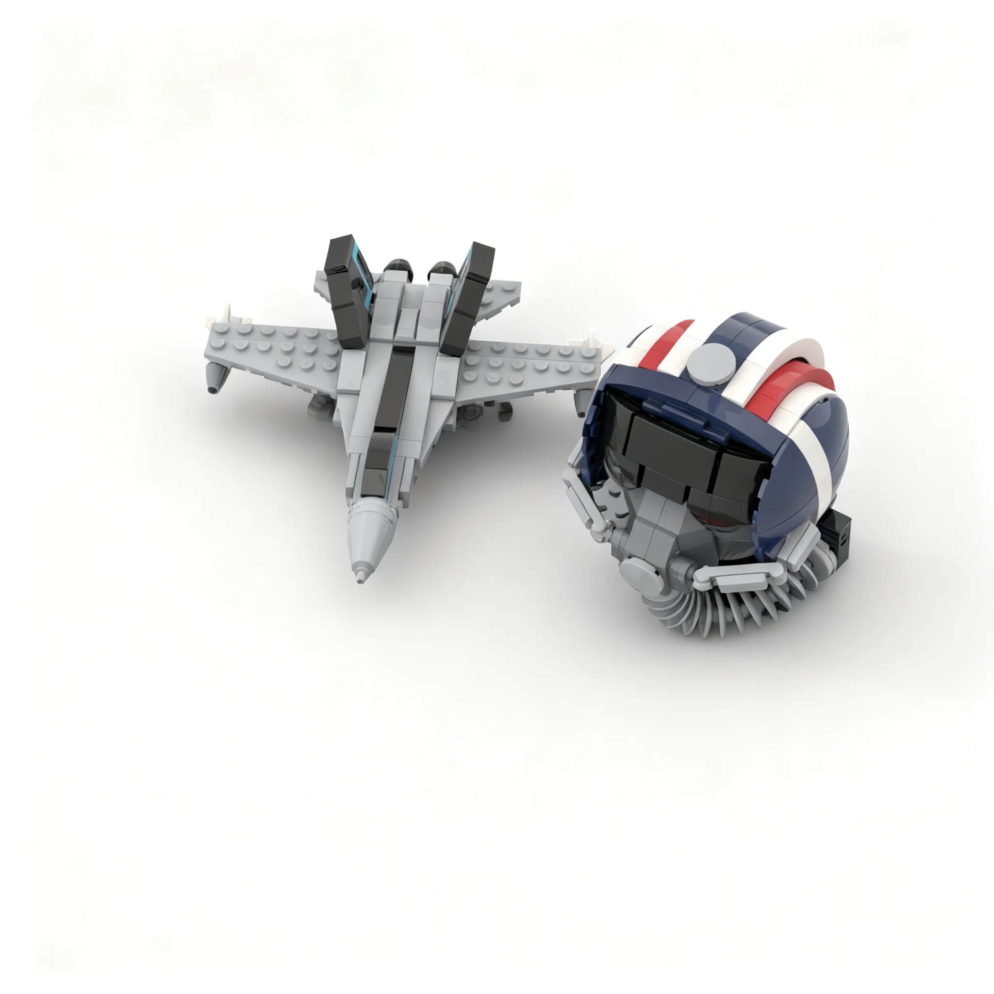 506pcs MOC Creator Top Gun Maverick Model Christmas Gift Collectible Office Desk Ornament And Creative Tabletop