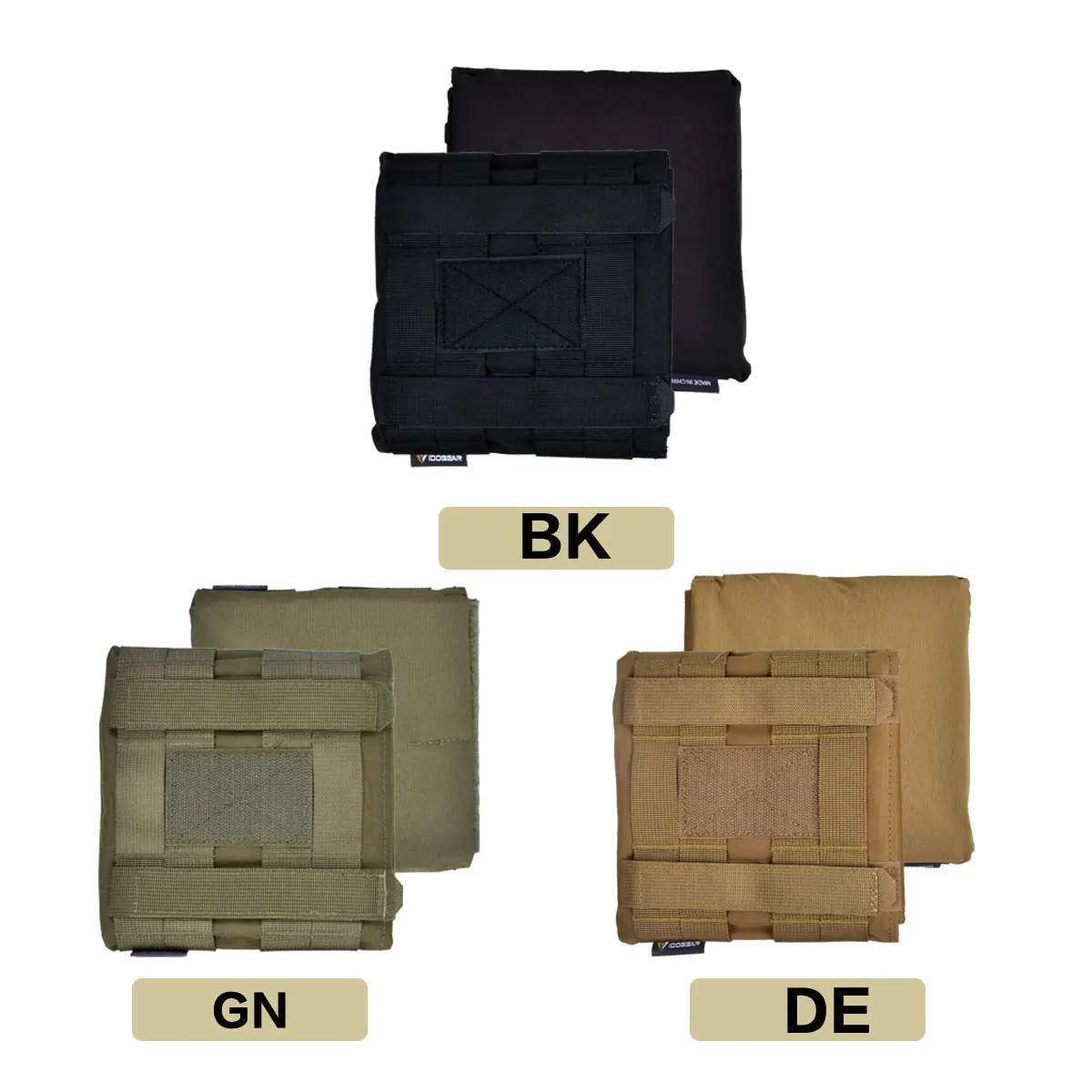 2PCS Vest Side Plate Pouch Tactical JPC2.0AVS Vest Molle Hunting EVA Side Pouch Waist Protection Side Panel Accessory Ultralight
