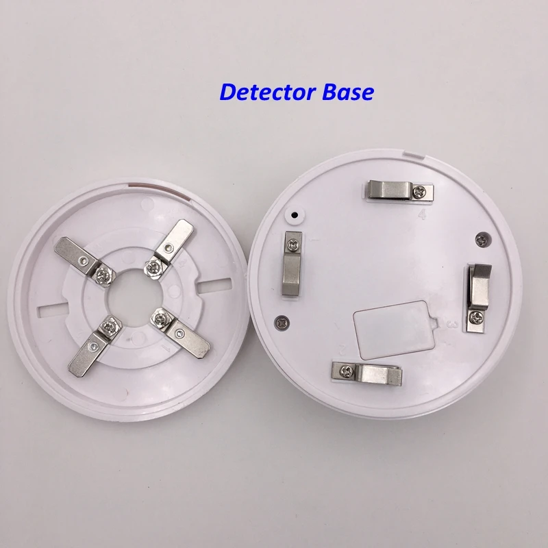 Fire Alarm 4 Wire Photoelectric Smoke Detector Relay Ouput Operation NO NC Smoke Sensor Alarm Detector For Conventional System