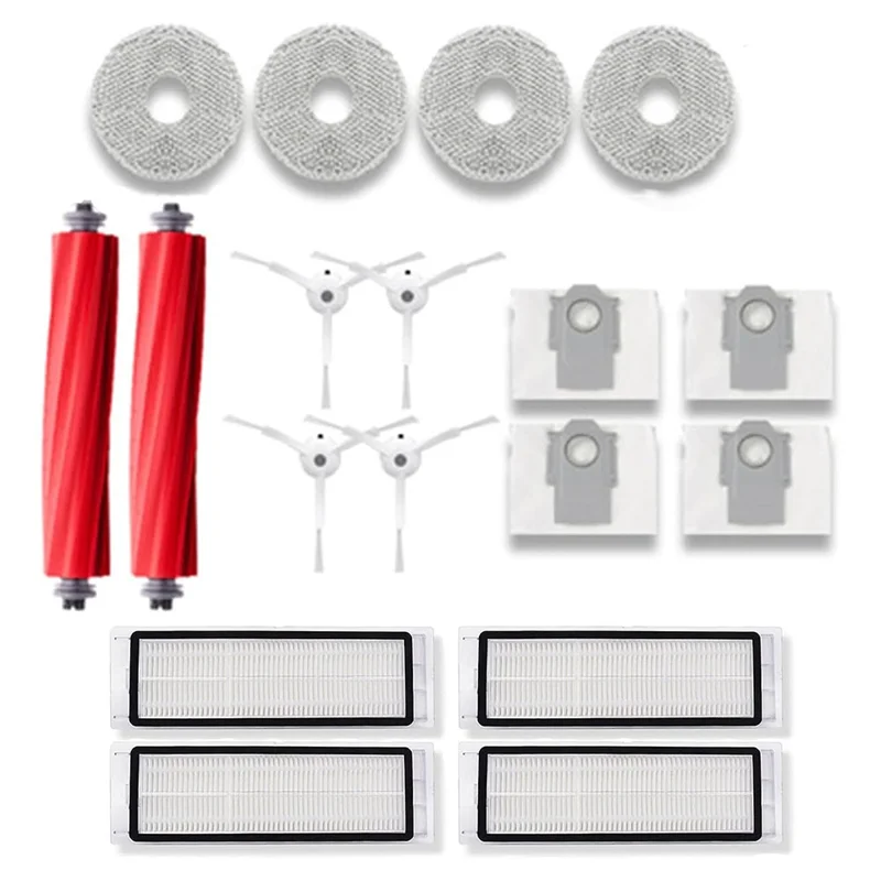 

YCOC-Filter Vacuum Accessories Set For Roborock Q Revo / Roborock P10 Self-Cleaning Sweeping Robot Vacuum Cleaner Replacement Pa