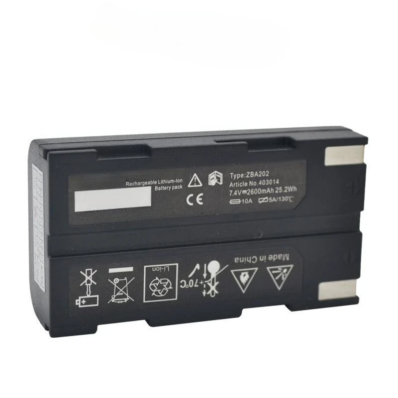 7.4V 2600mAh ZBA202 ZBA203 Battery for GEOMAX Zeni-th 10/20/F2 GNSS Surveying Instruments High Quality