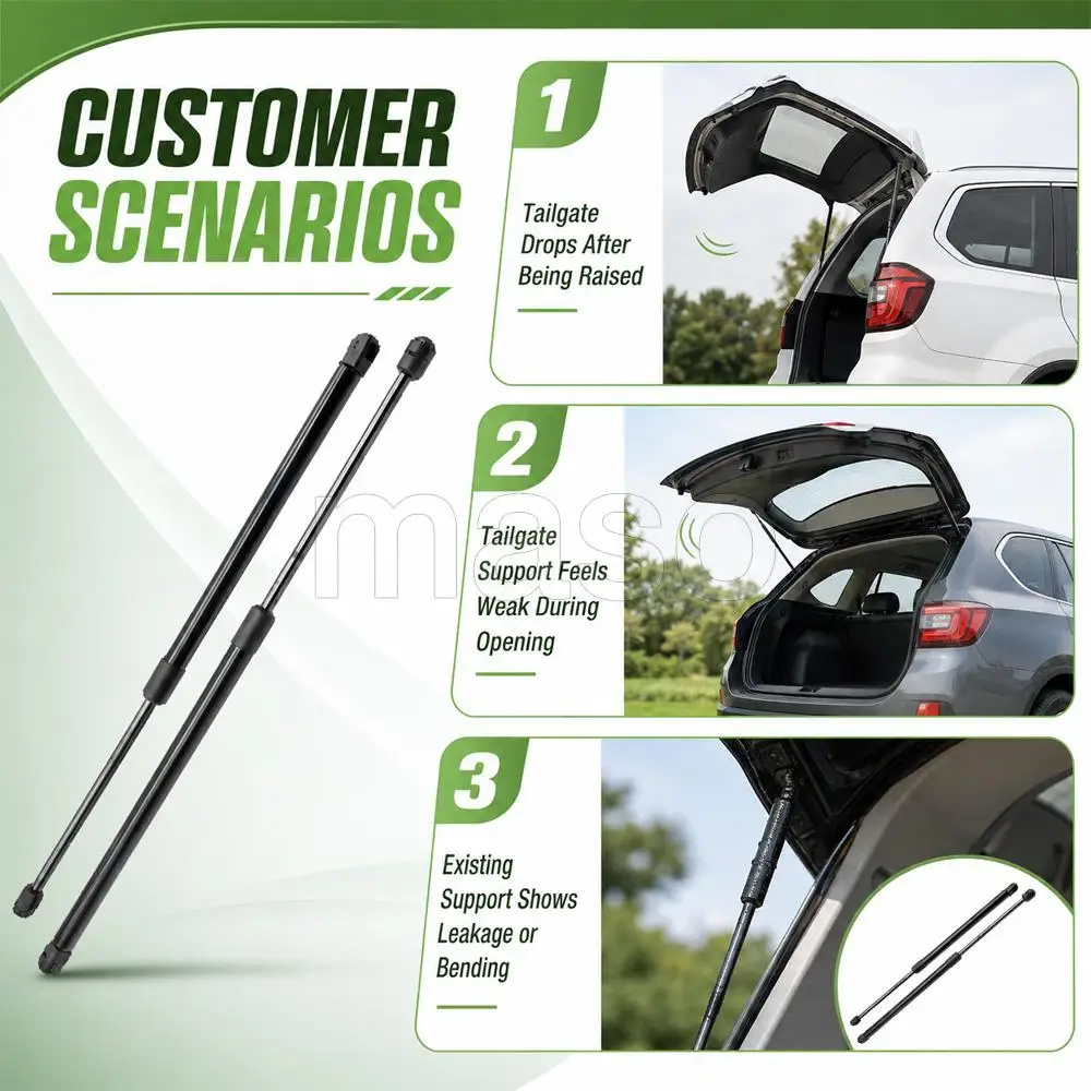 2pcs Rear Tailgate Boot Gas Struts For Hyundai Creta First-Generation GS/GC India-Built Models 2015-2020 81770-A0000 81780-A0000