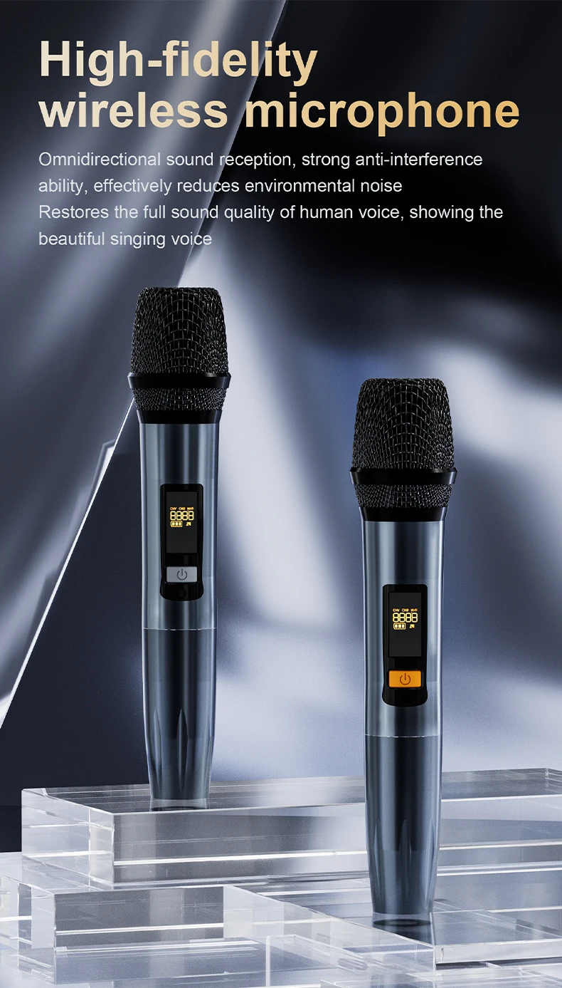 XDOBO سمّاعات بلوتوث 150 واط مضخم صوت لاسلكي 18000 مللي أمبير في الساعة عميق باس مع اثنين من الميكروفونات للمنزل في الهواء الطلق كاريوكي مرحلة الطرف