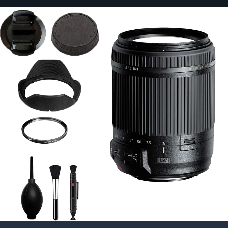 Tamron AF 18-200mm F/3.5-6.3 Di-II VC Zoom Todo en Uno para Cámaras Réflex Digitales Canon APS-C