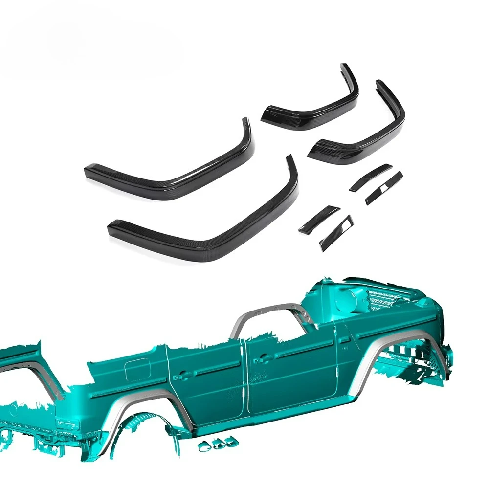 

Dry Carbon Fiber W464 Wheel Arch Fender Flares for Mercedes Benz G500 G550 G63 AMG 2019-2020