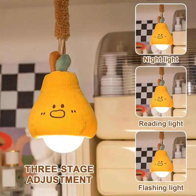 Luce notturna a pera 12W Lampade per camera da letto Lampadina a risparmio energetico Lanterna Illuminazione moderna per ragazzi Ragazze Dormitorio Cucina College Decor