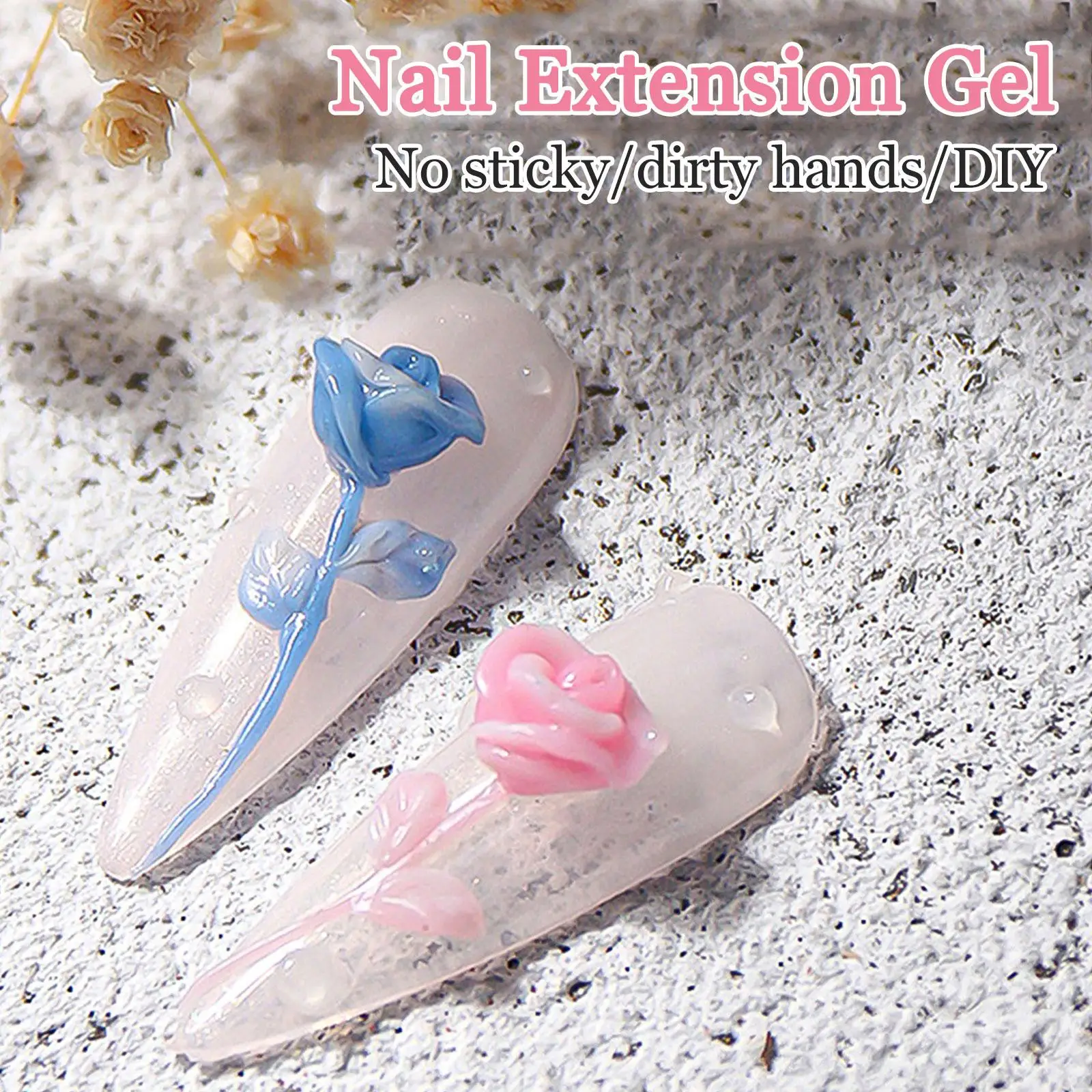 5ml Canned Nails Extension Gel Base Coat Gel Polish UV French Clear Manicure Soak Off Gel Varnish Primer For Nail Art Desig L7S6