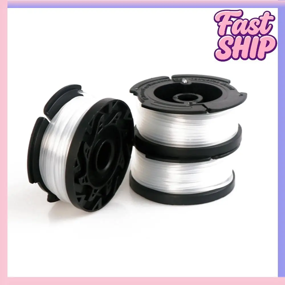 

6/8 шт. катушка триммера длиной 9,14 м, сменная катушка триммера AF-100-3ZP, диаметр 1,65 мм для Black/Decker, аксессуар для триммера для травы