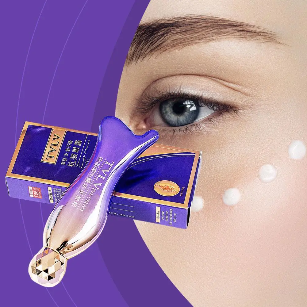 Polypeptide Caviar Anti-wrinkle Massage Eye Cream To and Care Fade Lines Eye and Circles Tighten Fine Lift, Dark C3M2