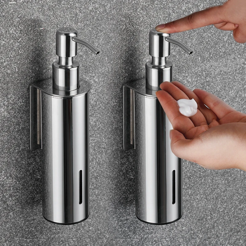 Toilet Stainless Liquid Soap Dispensers Shower Shampoo Luxury Unique Liquid Soap Dispensers Black Nordic Kit Banheiro Fixture