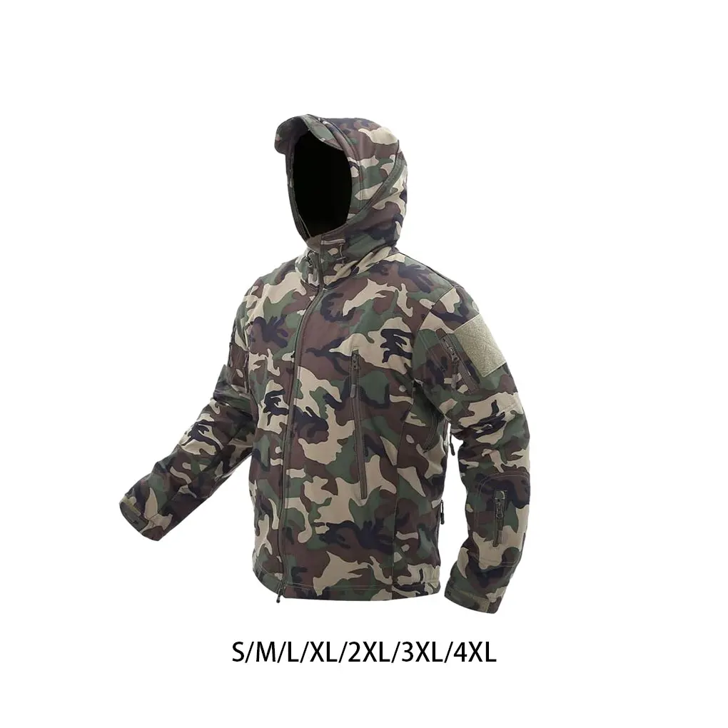 

Camouflage Waterproof Hooded Tactical Jacket Stay Dry And Protected On Adventures Made