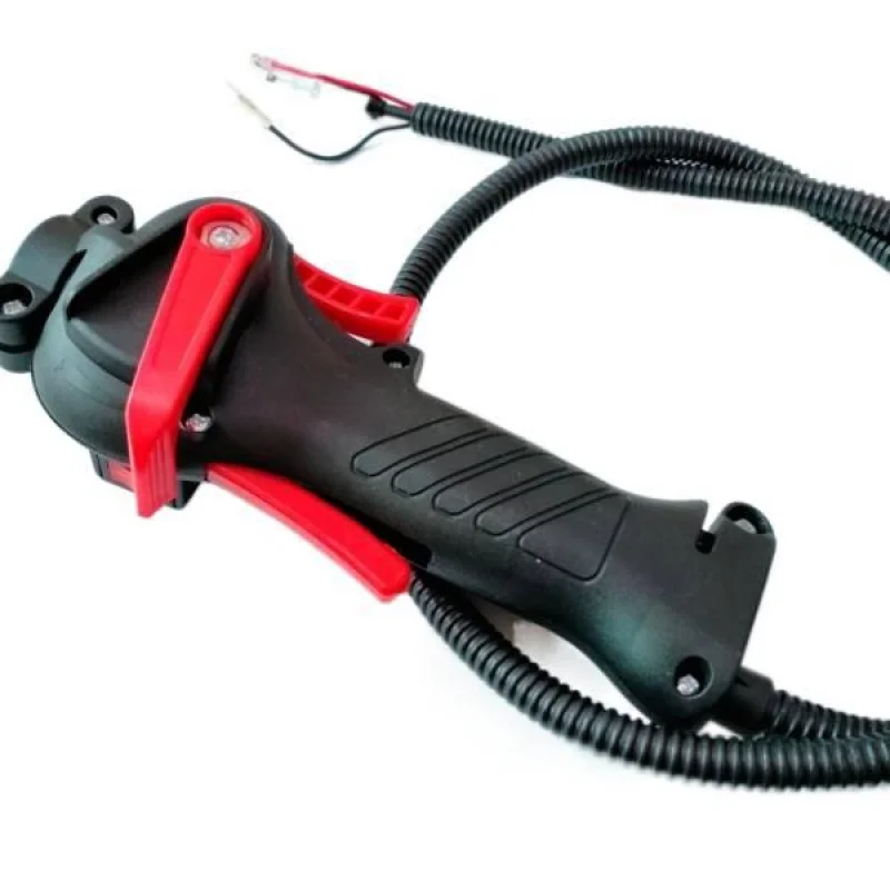 

For backpack brush cutter and lawn mower dual-purpose handle throttle switch assembly