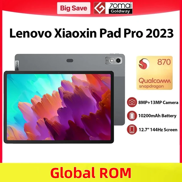 Lenovo Xiaoxin Pad Pro 2023 Snapdragon 870 8GB 128GB 256GB ROM 12.7