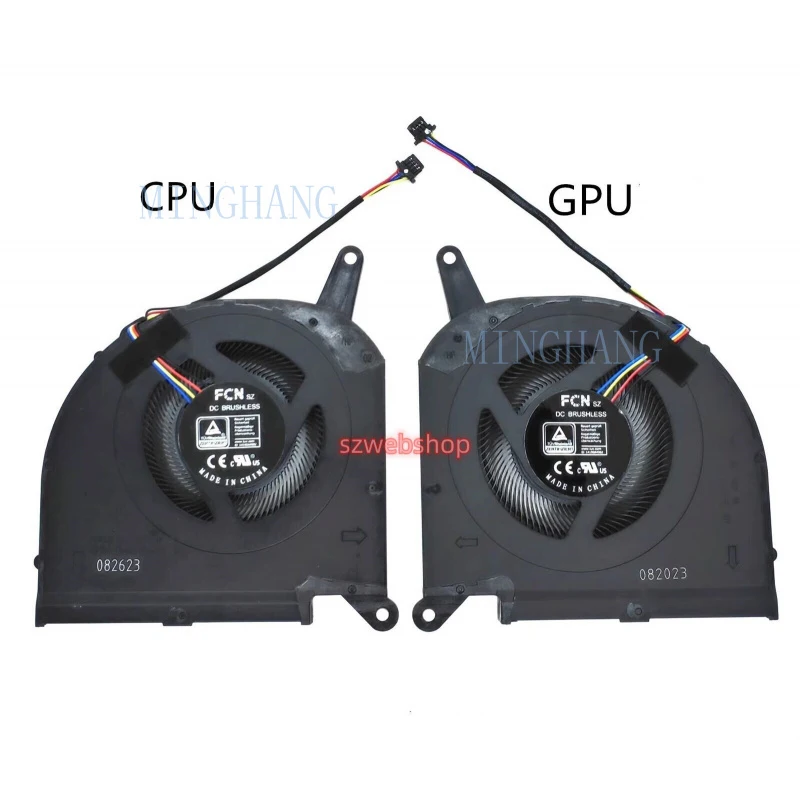 M   New CPU GPU Fan For Gigabyte Aorus 15G 15P 17P RX7G RP77 RX5G RP75 AERO 15 0.7cm