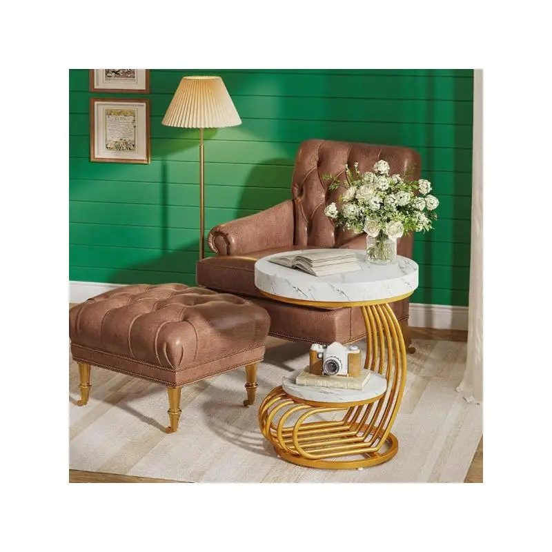 Wooden Side Table - Modern Minimalist Accent Table for Living Room or Bedroom, Stylish & Functional Furniture Piece