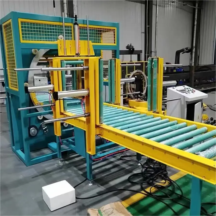 Horizontal Pipe Profile Orbital Wrapping Machine Horizontal Film Wrapping Machine Customize