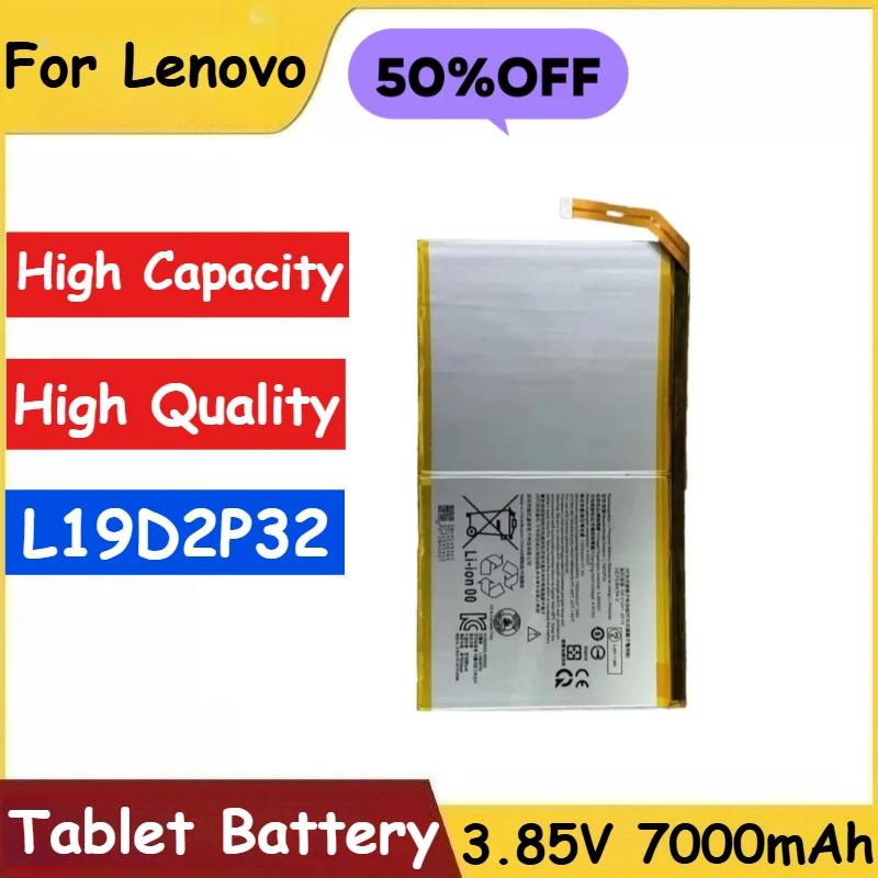 

Аккумулятор для планшета 3,85 В 7000 мАч L19D2P32 для Lenovo YOGA TAB 5 YT-X705F X705L X705X X705M Совершенно новый, высокое качество