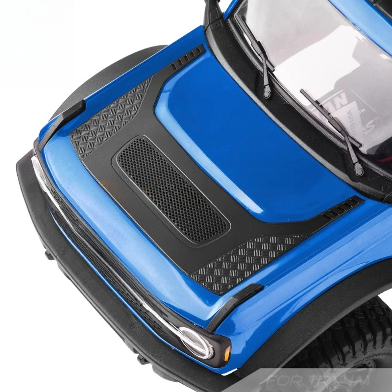 الفولاذ المقاوم للصدأ محاكاة زجاجة قطعة الزخرفية الملحقات ل 1/18 RC الزاحف سيارة Traxxas TRX4M فورد شرسة الحصان لتقوم بها بنفسك أجزاء