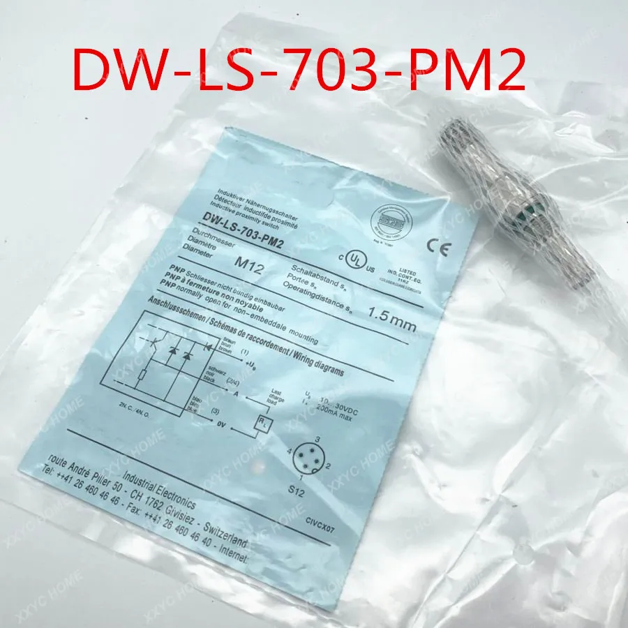 

DW-LS-703-PM2 M12 New Contrinex High Pressure Resistance Switch Sensor