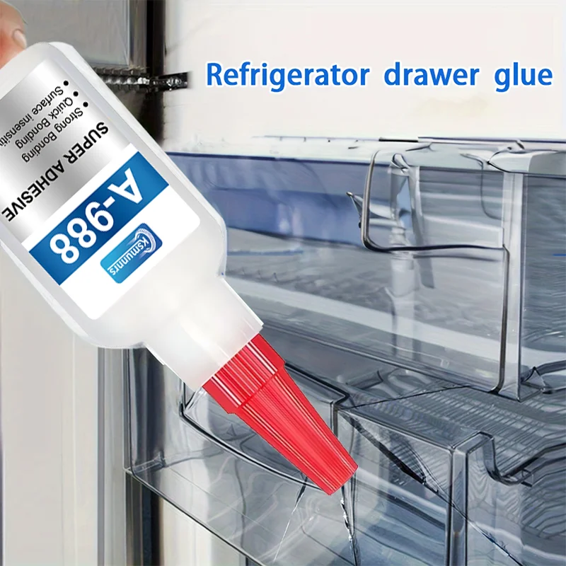 Quick-Drying, Strong Refrigerator Repair Glue - Low Temperature Resistant, for Refrigerators, Freezers, Doors, Drawers, Brackets