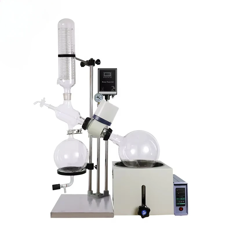 5l Jacketed Glass Reactor Lab Rotary Vacuum Evaporator Price