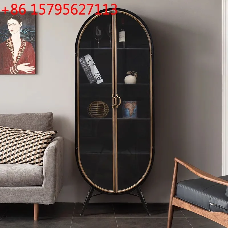 

Living Room House Wine Bar Cabinet Display Modern Simple Stylish Wine Cabinet High Quality Bar Alcool Meuble Bar Furniture