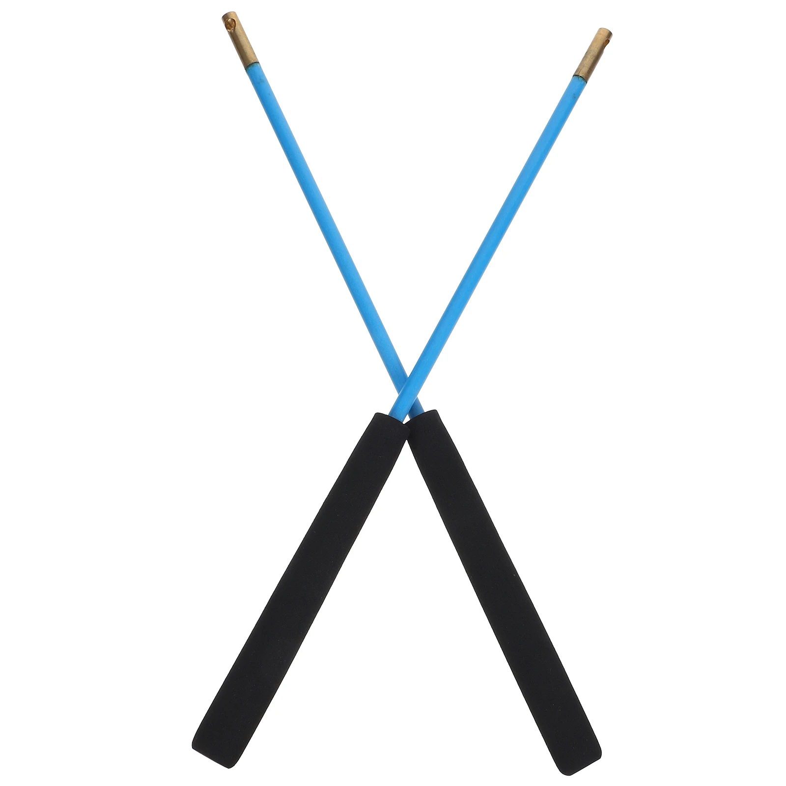 

2 Pairs Swing Stick Copper Head Iron Rod Foam Handle Health Exercise Juggling Tool Diabolo Stick Handstick
